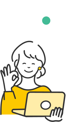 PCを持っている女性